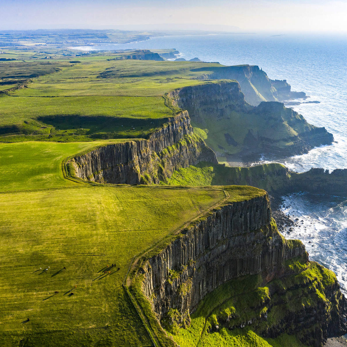 Giant’s Causeway Aerial from Dunseverick